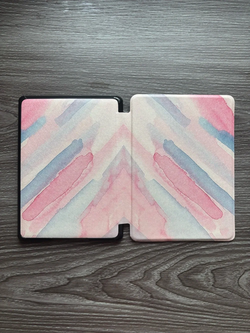 Pink Watercolor Kindle Case with Hand Strap